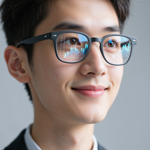 三十八岁左右男性技术总监头像，穿格子衬衫，戴眼镜，背景科技感强，技术人员专业形象